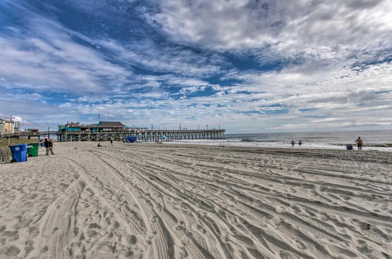 Beachy Condo With Pool Access And Steps To Boardwalk! Myrtle Beach Bagian luar foto