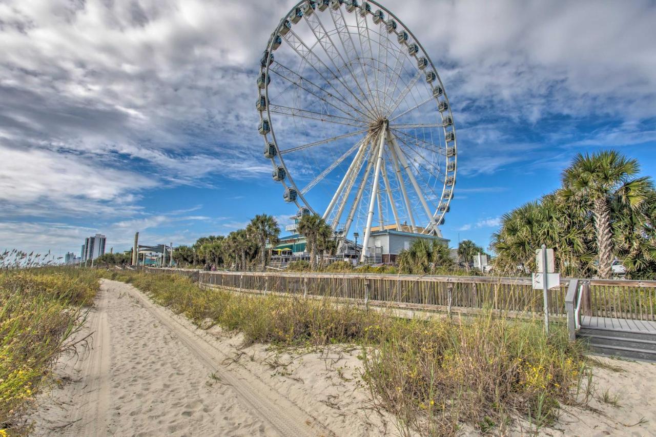 Beachy Condo With Pool Access And Steps To Boardwalk! Myrtle Beach Bagian luar foto