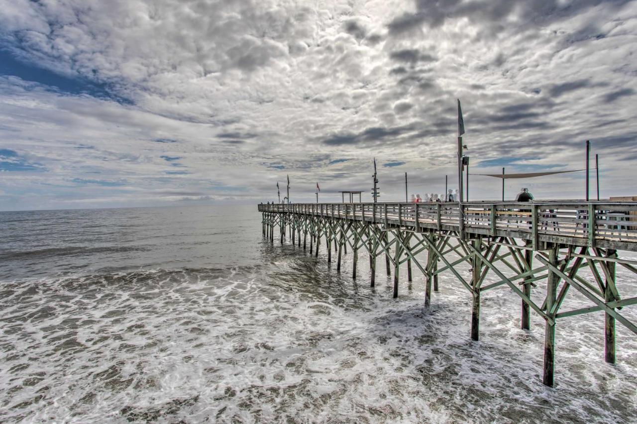 Beachy Condo With Pool Access And Steps To Boardwalk! Myrtle Beach Bagian luar foto