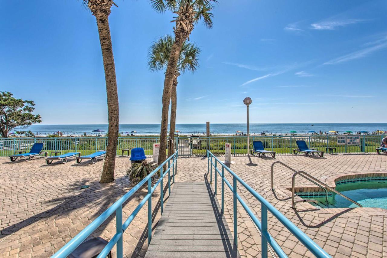 Beachy Condo With Pool Access And Steps To Boardwalk! Myrtle Beach Bagian luar foto
