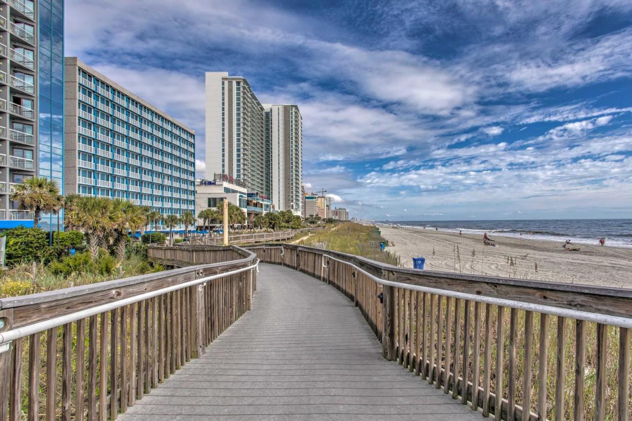Beachy Condo With Pool Access And Steps To Boardwalk! Myrtle Beach Bagian luar foto