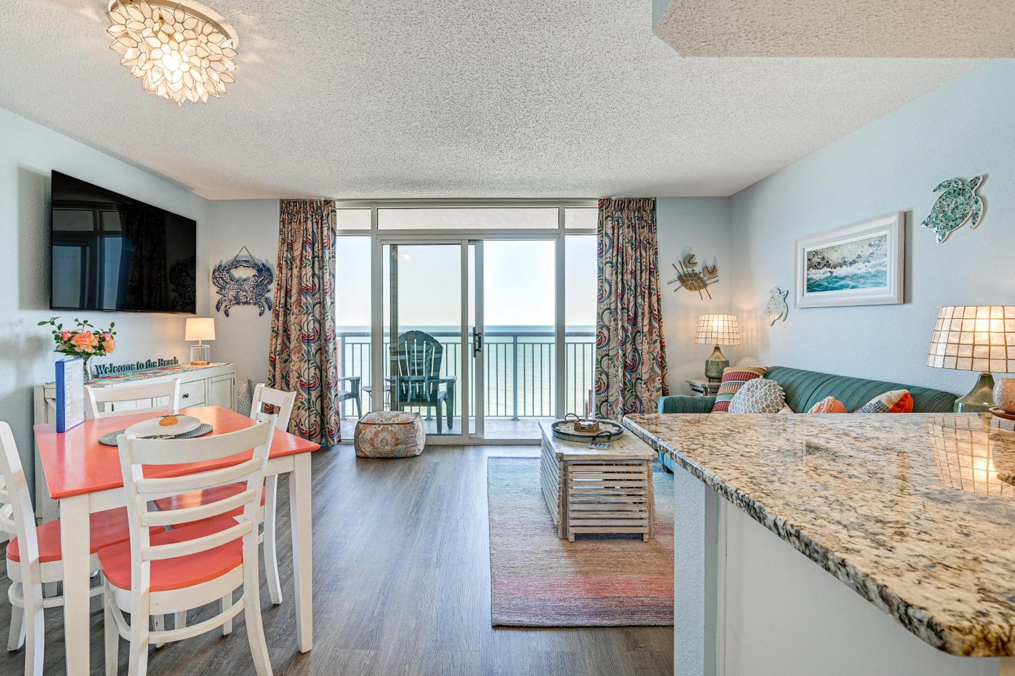 Beachy Condo With Pool Access And Steps To Boardwalk! Myrtle Beach Bagian luar foto